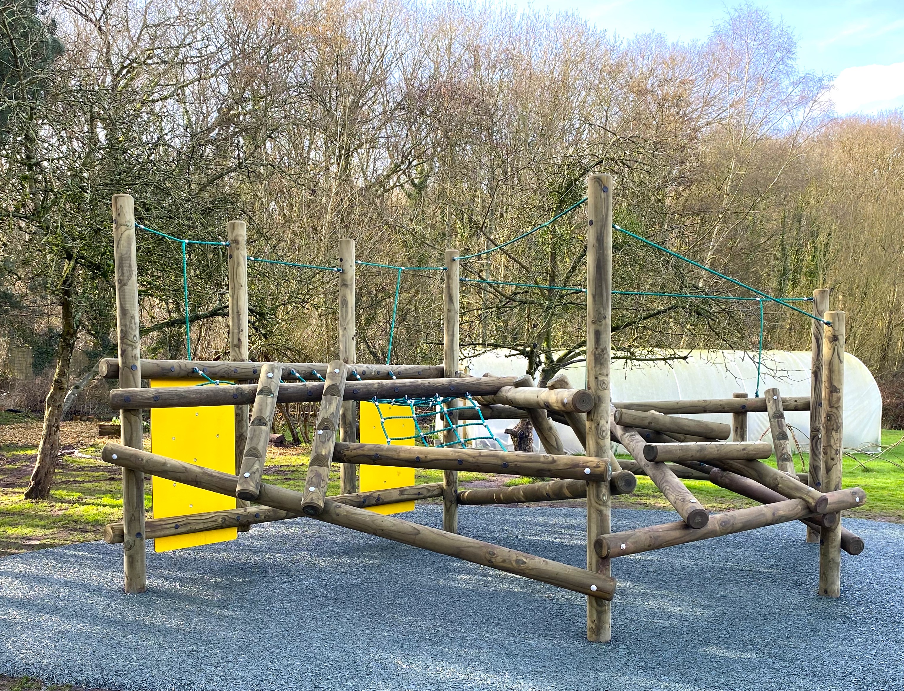 Clamber Stack 5 Timber Climbing Frame