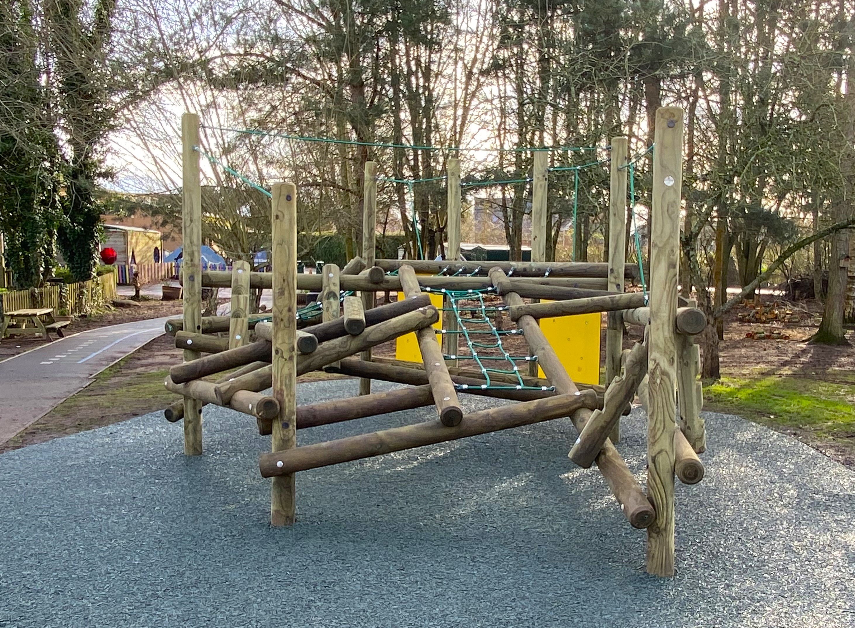 Clamber Stack 5 Timber Climbing Frame