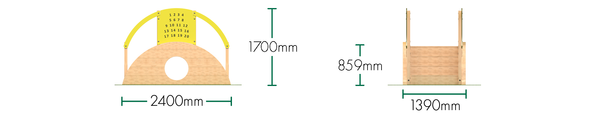 Sleeper Tunnel with Steps