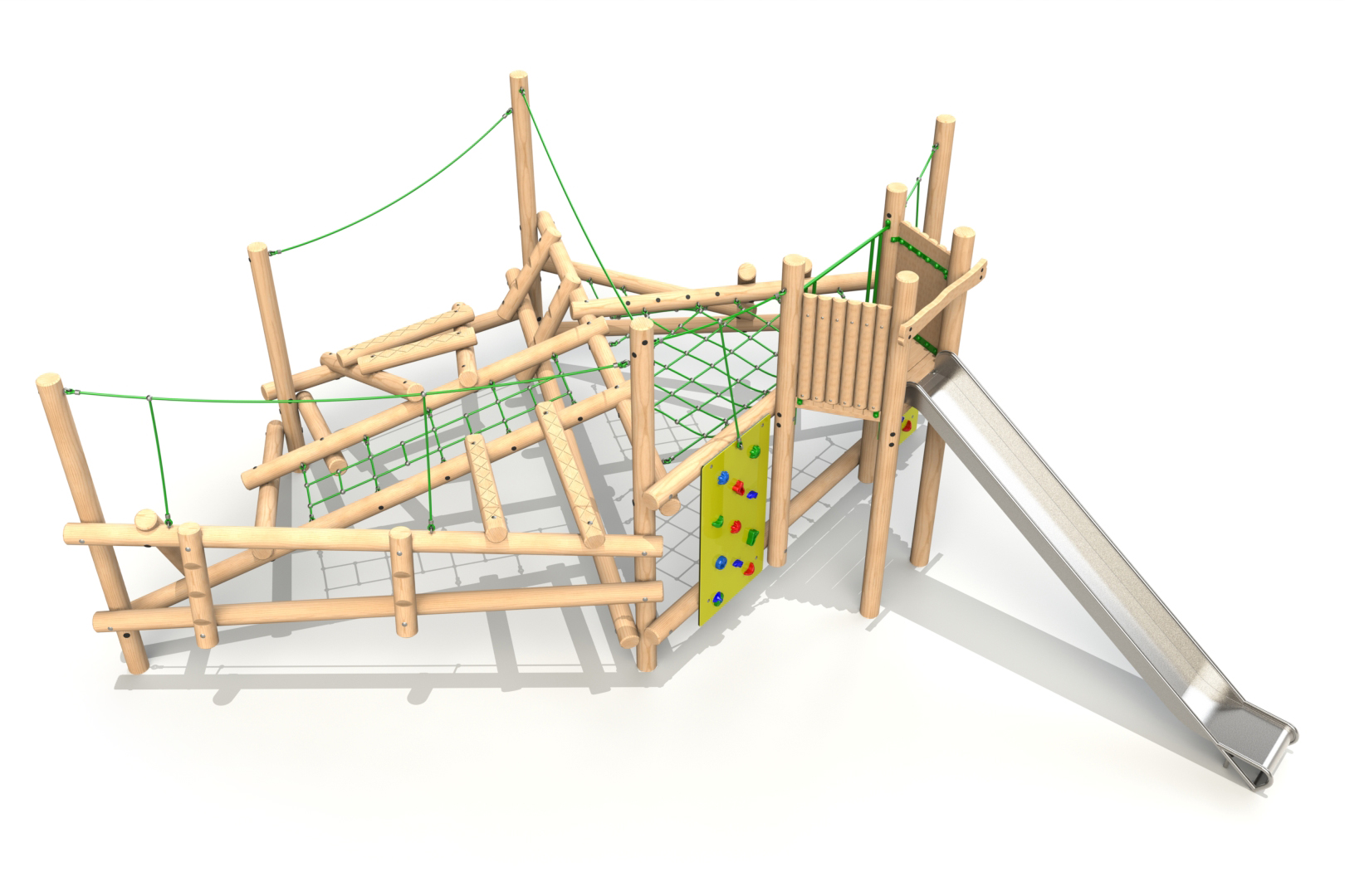Clamber Stack 5 Climbing Frame with Slide