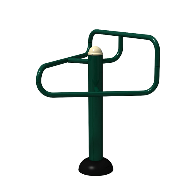 Push Up Station & Leg Stretch 