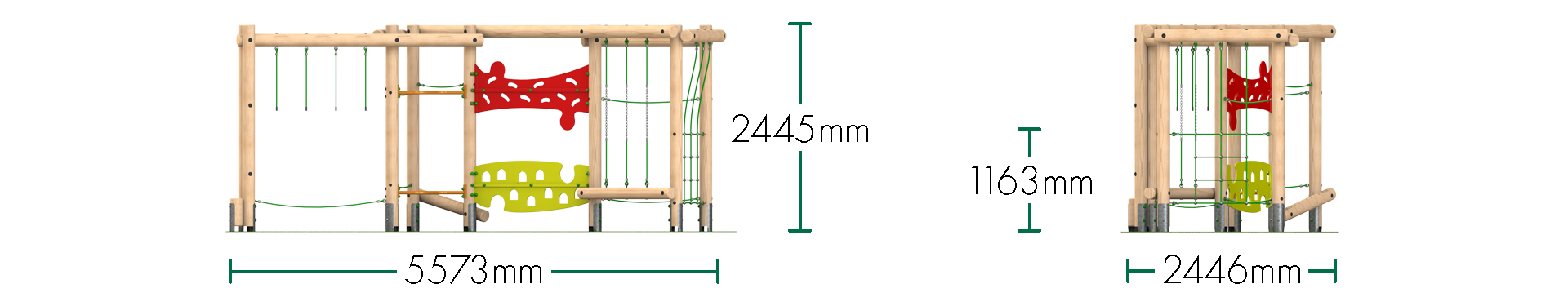 Triplay Challenge Climbing Frame 4 - Option 2